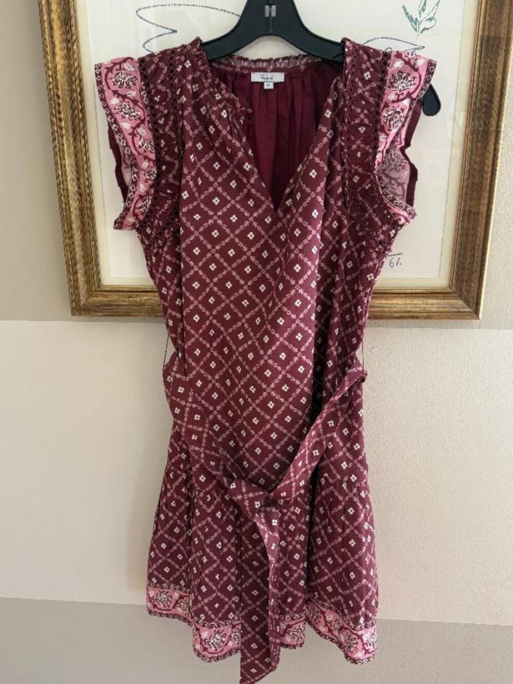 Rails Katia Flutter Sleeve Dress size XS